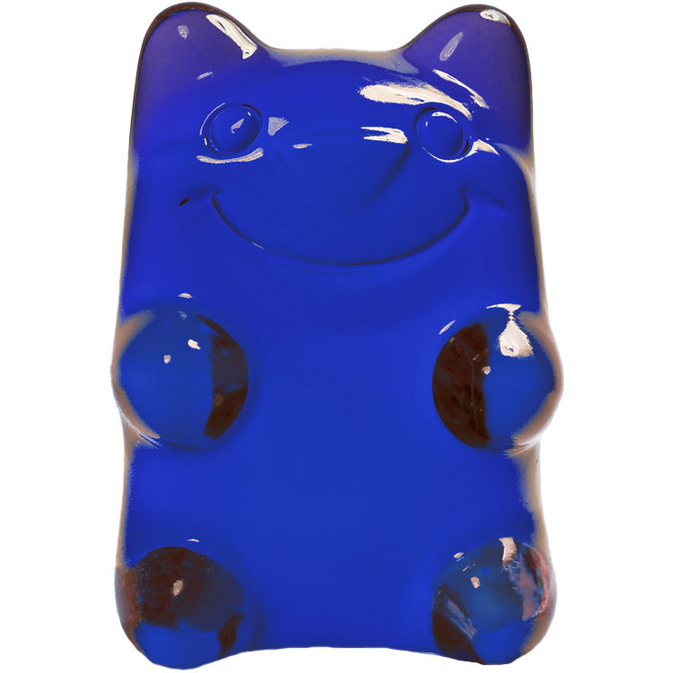 UnGummy Bear - Medium Dark Blue by Muffinman (Malte Fulda)