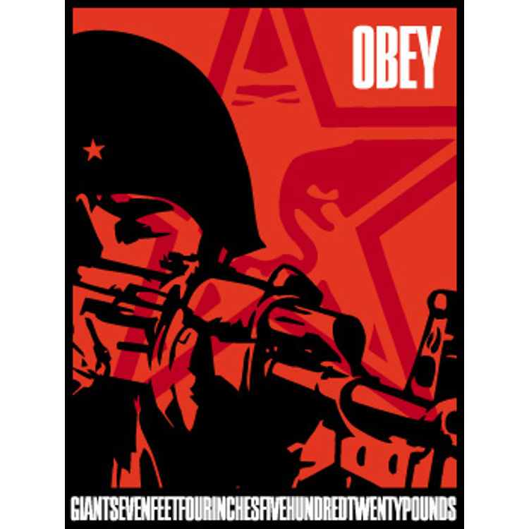 Korean Soldier (1998) by Obey Giant (Shepard Fairey)