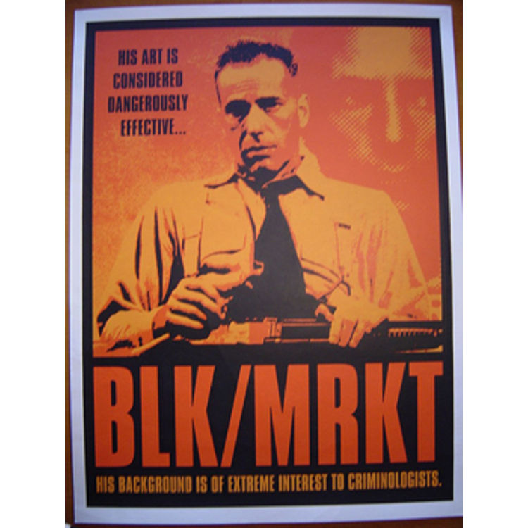 BLK-MRKT Bogart (1998) by Obey Giant (Shepard Fairey)