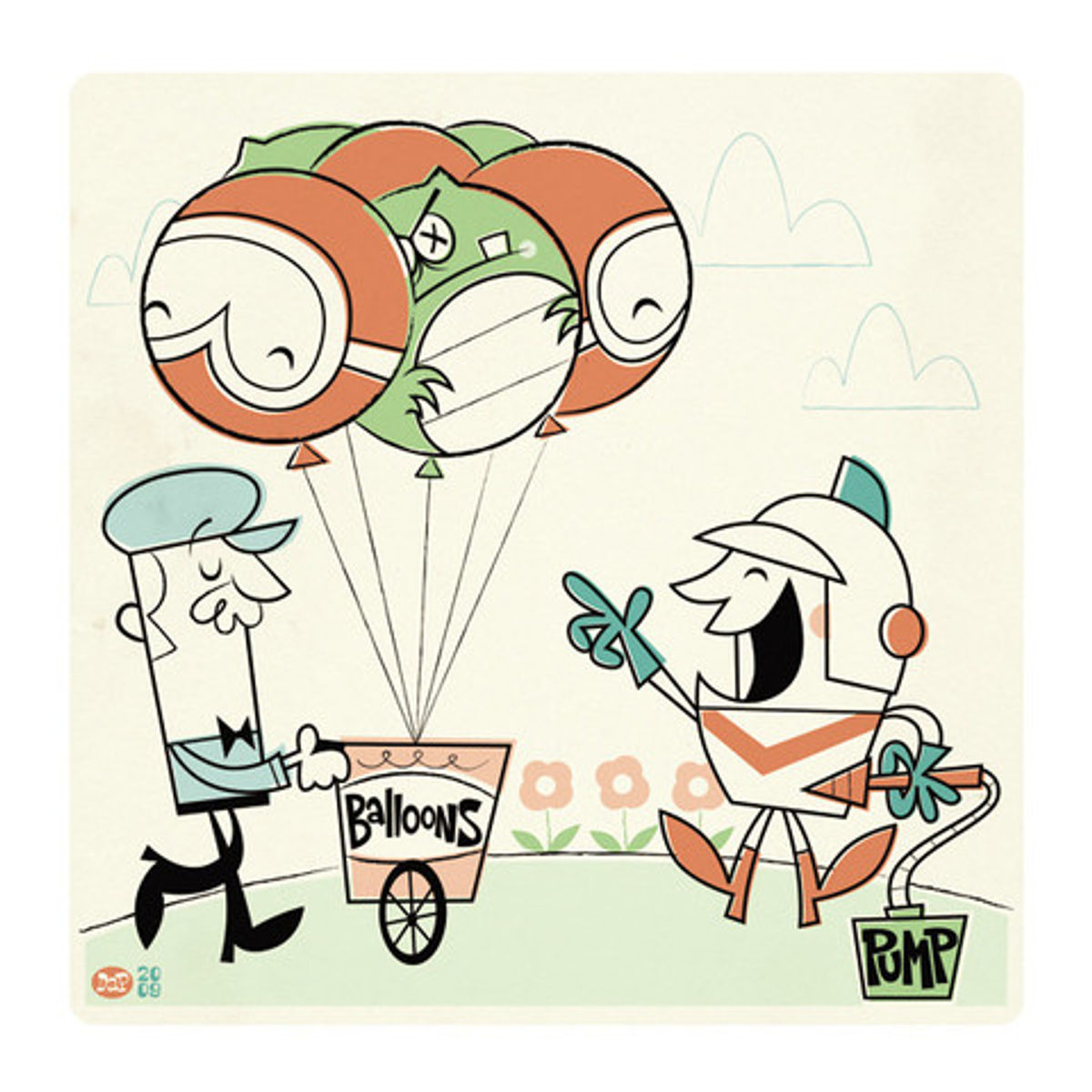 Dig Dug Digs Balloons