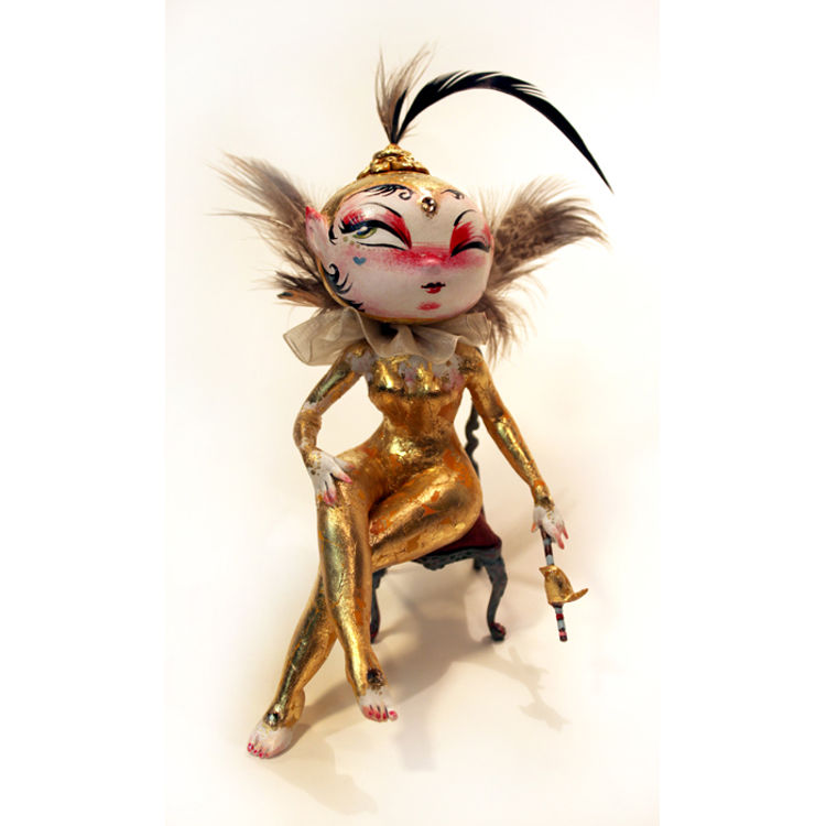 Gilded Parakeet by Miss Mindy