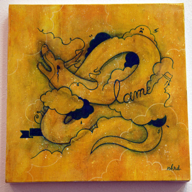 Tatsu (Dragon on Canvas) by Nao Harada