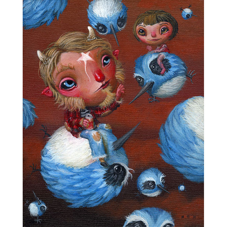 Goatboy says Hello by Mark Brown