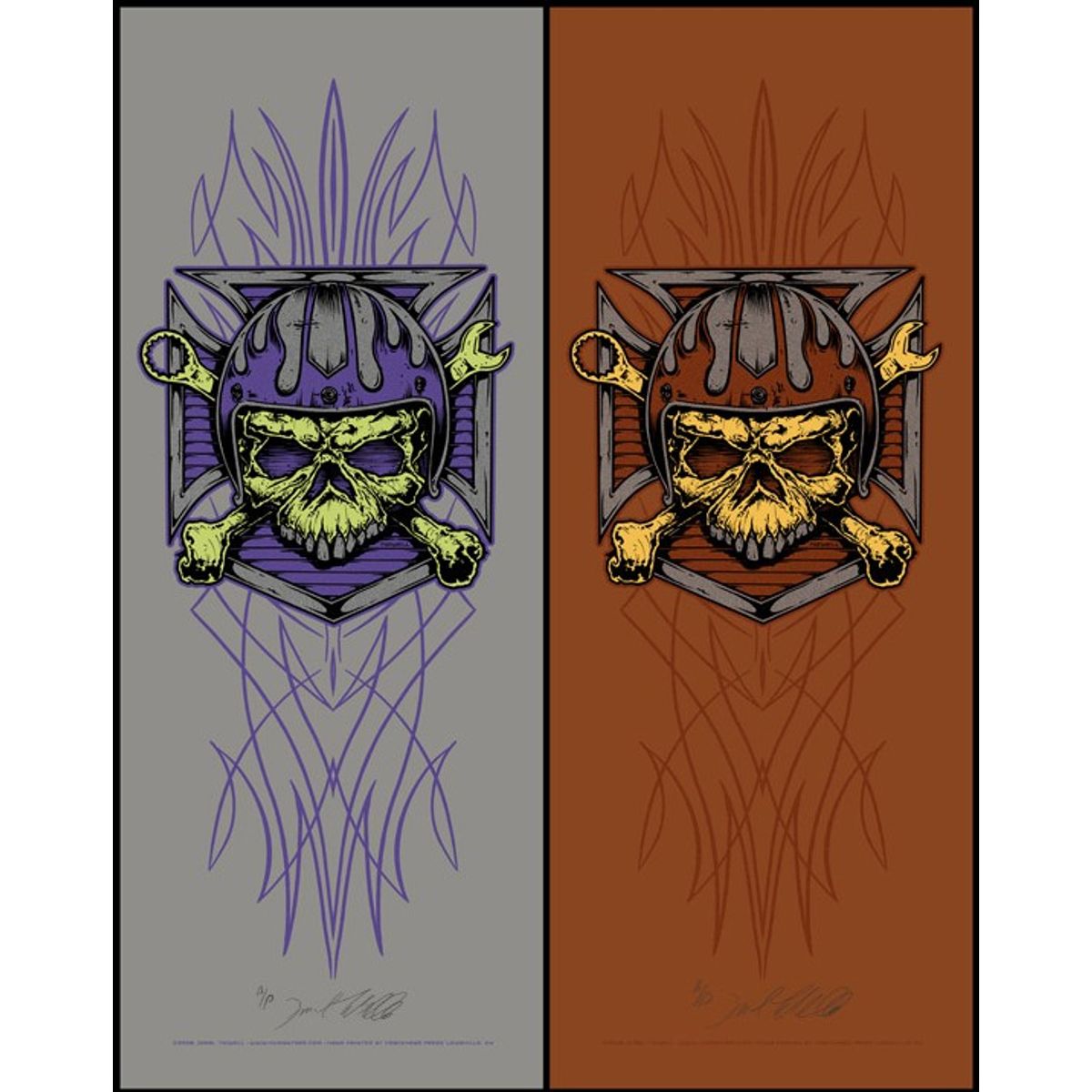 Skull w Crash Helmet