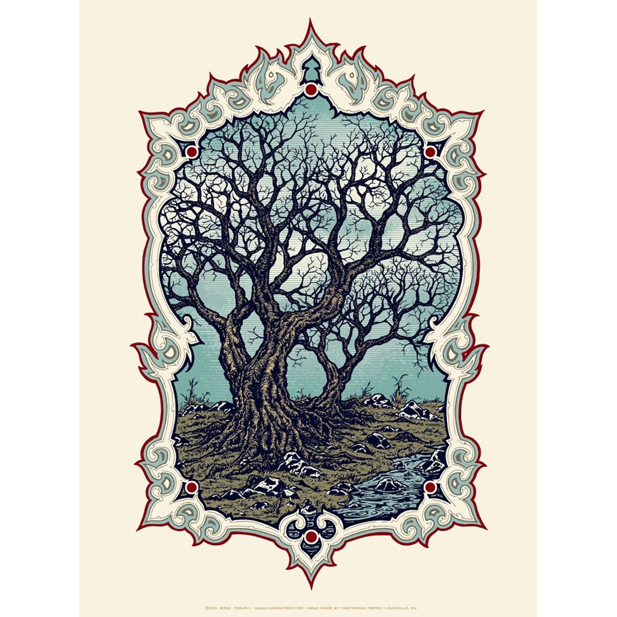 Thai Framed 7 Color Tree