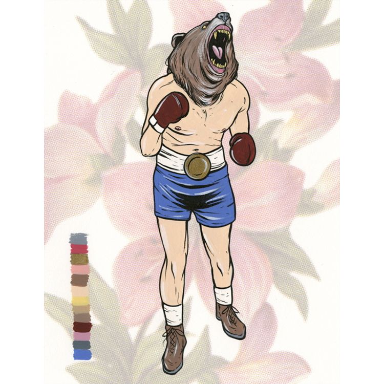 fighter (bear #1) by Steve Seeley