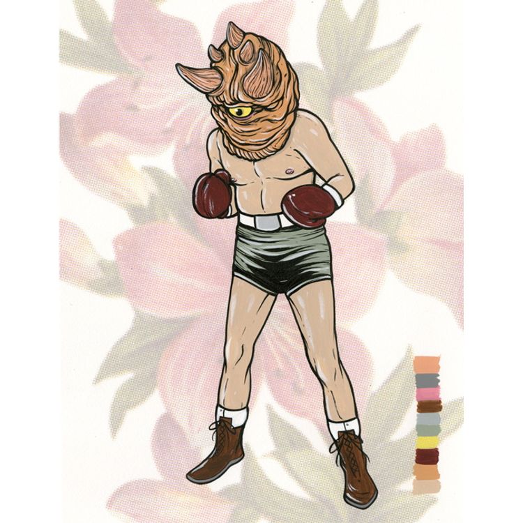 fighter (Kirby monster #2) by Steve Seeley