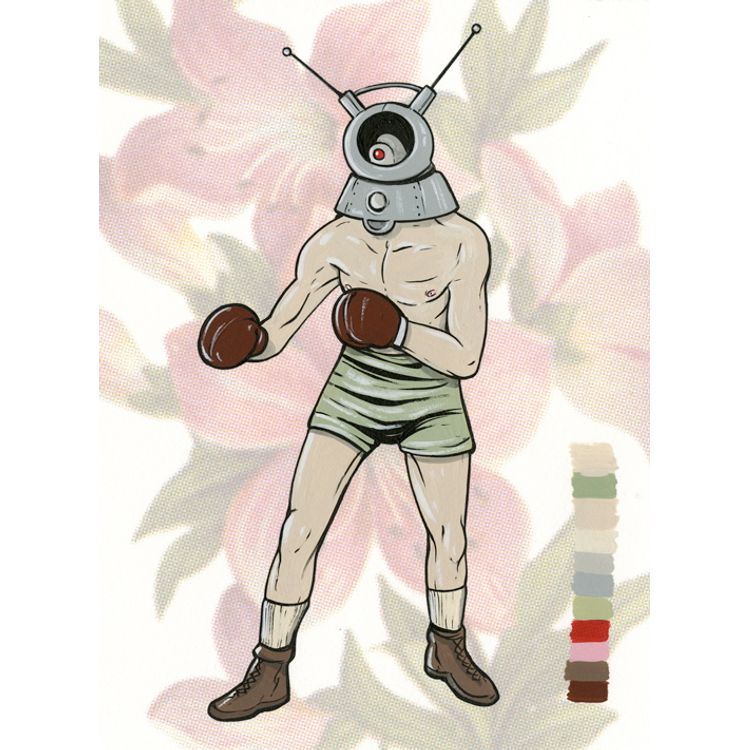 fighter (robot monster) by Steve Seeley