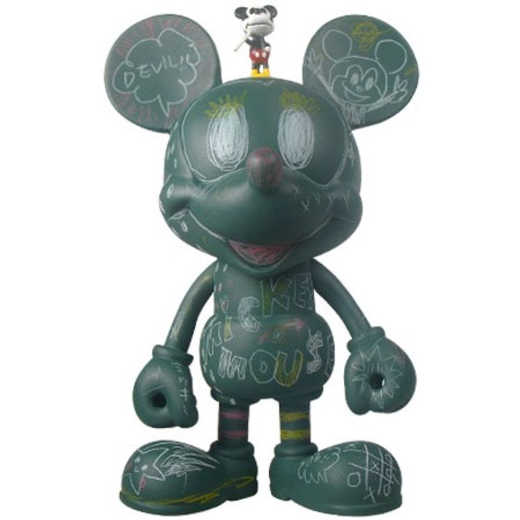 Mickey's Doodle on Blackboard by Devilrobots