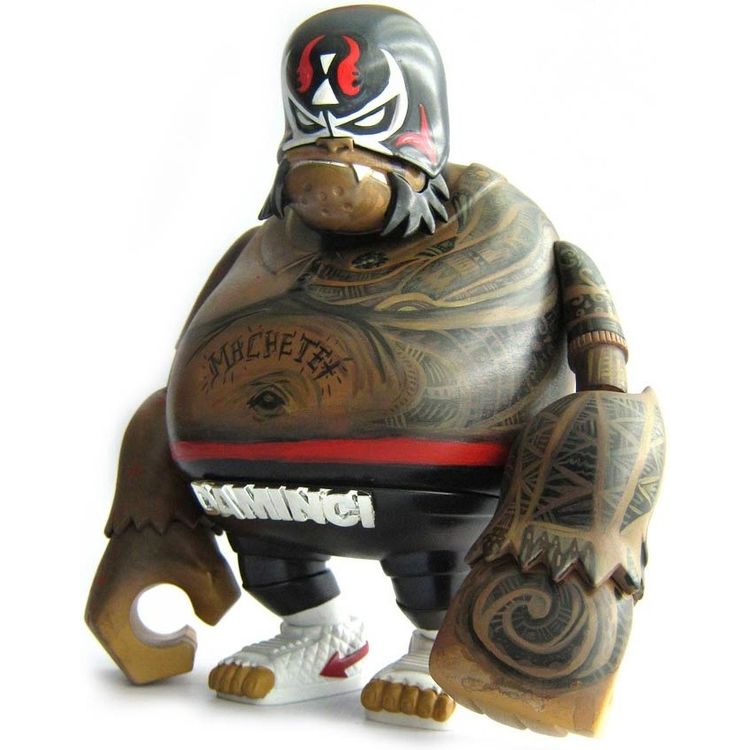 El Luchador Machete by Frank Mysterio