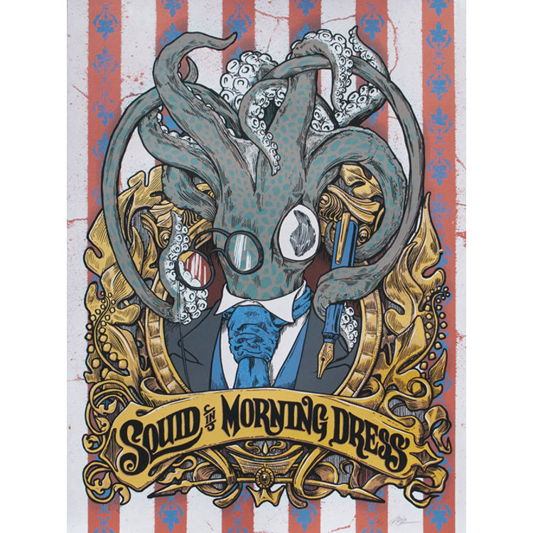 Squid in Morning Dress (Brick Red) by Phineas X. Jones