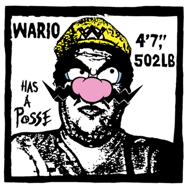 Obey Wario, Destroy Wario - Color Variant by Nate Duval
