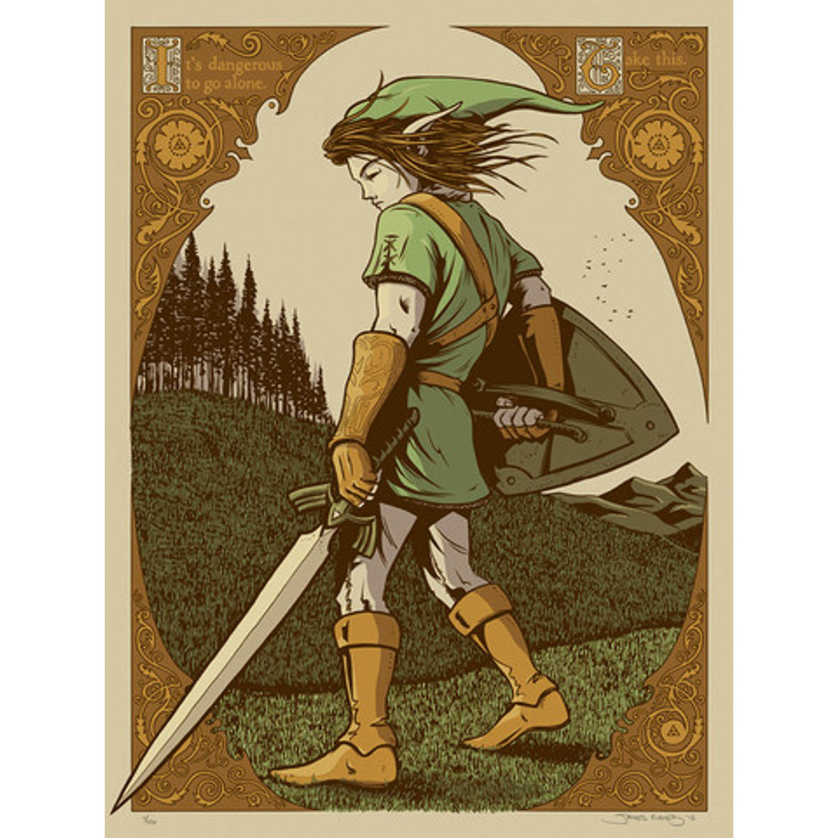 It's Dangerous To Go Alone. Take This.