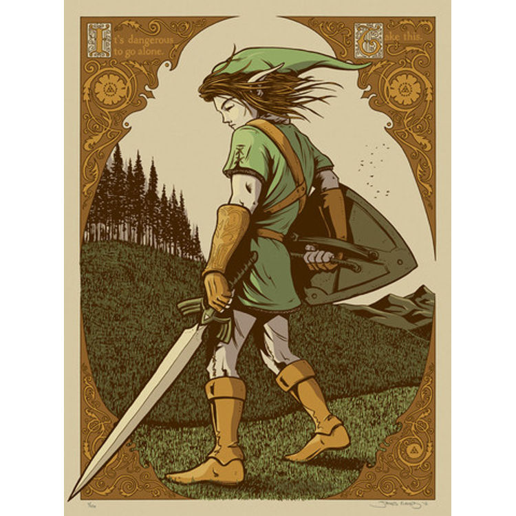 It's Dangerous To Go Alone. Take This. by James Flames