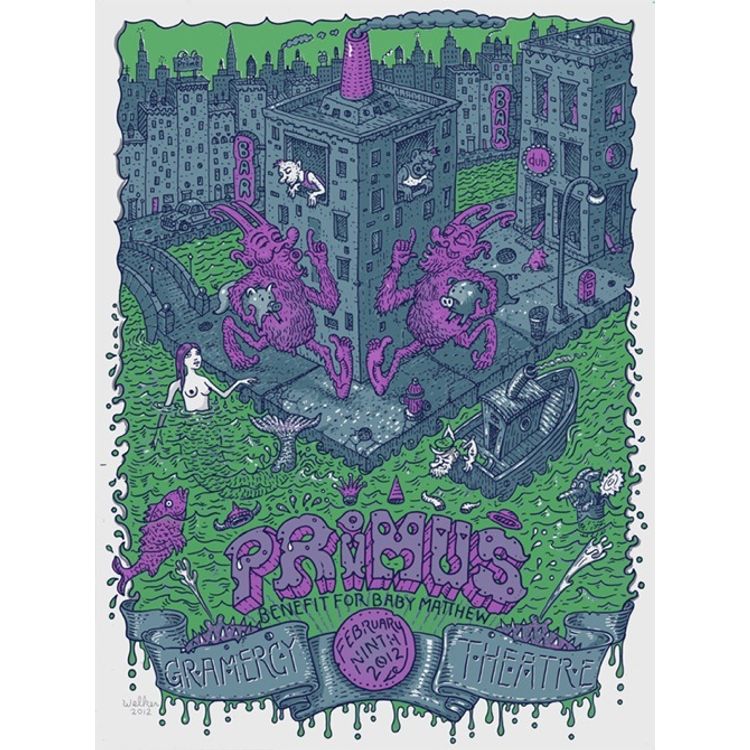 Primus - Williamsburg, NY 2012 (Variant) by David Welker