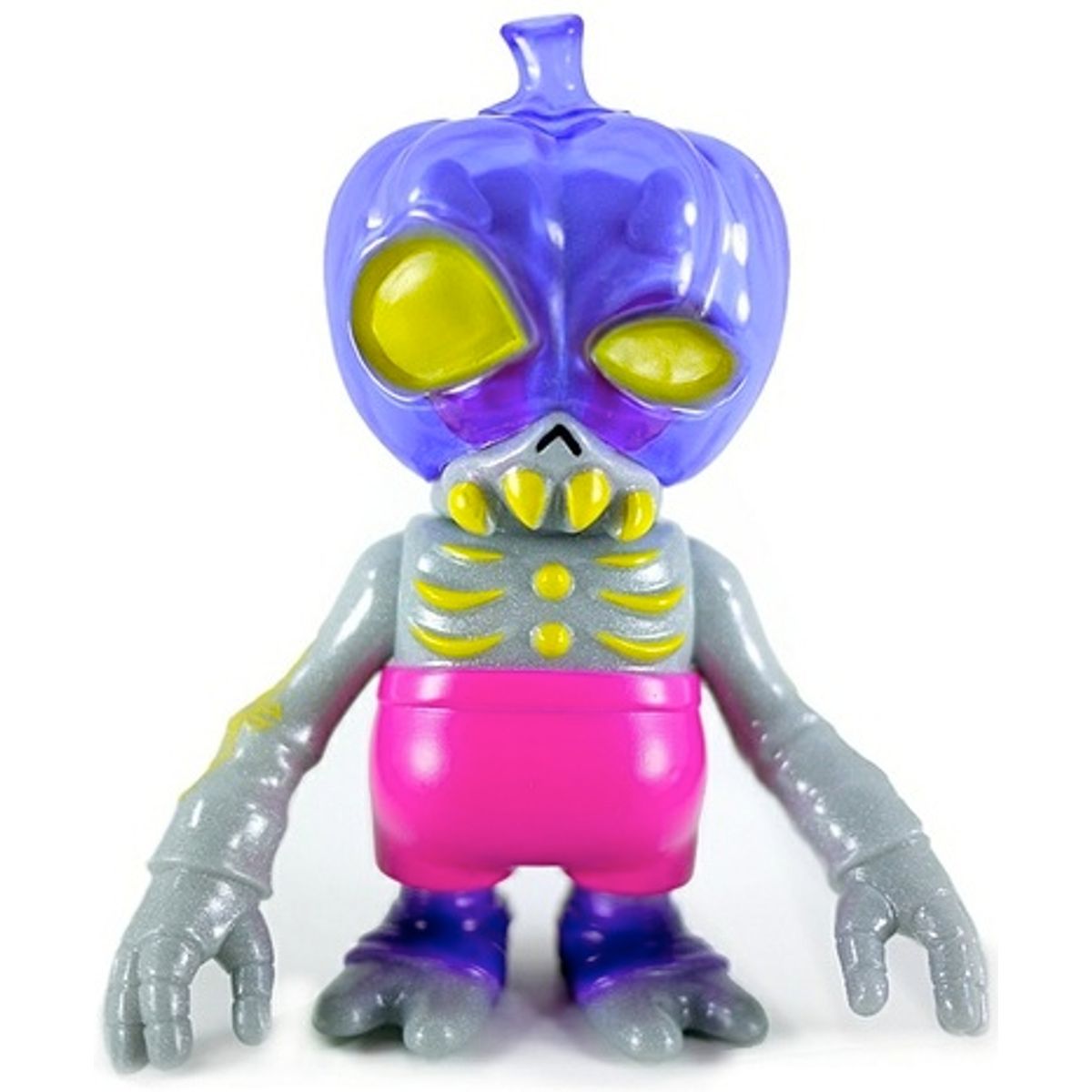 Pumpkin Brain - Grey Glitter