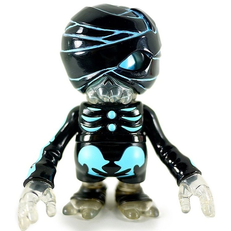 Damage Brain - Black Mummy Neon Blue by Secret Base