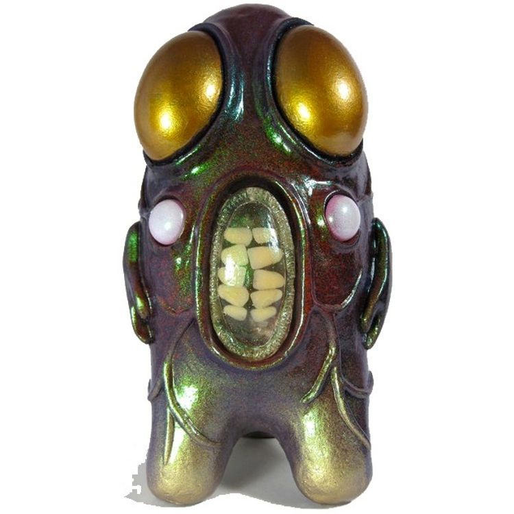 Death Light Monster - Green Metallic Glitter by Stephen Singer