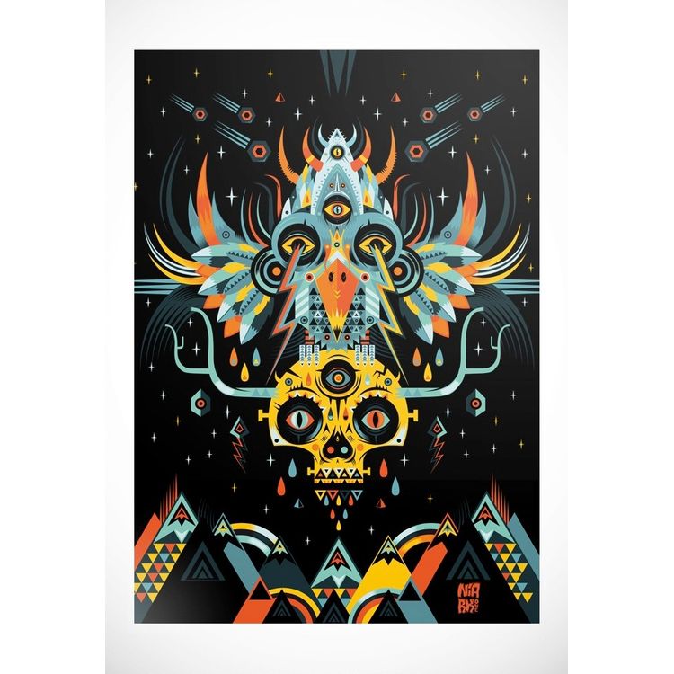 Cosmic Birds by Niark1 (Sebastien Feraut)