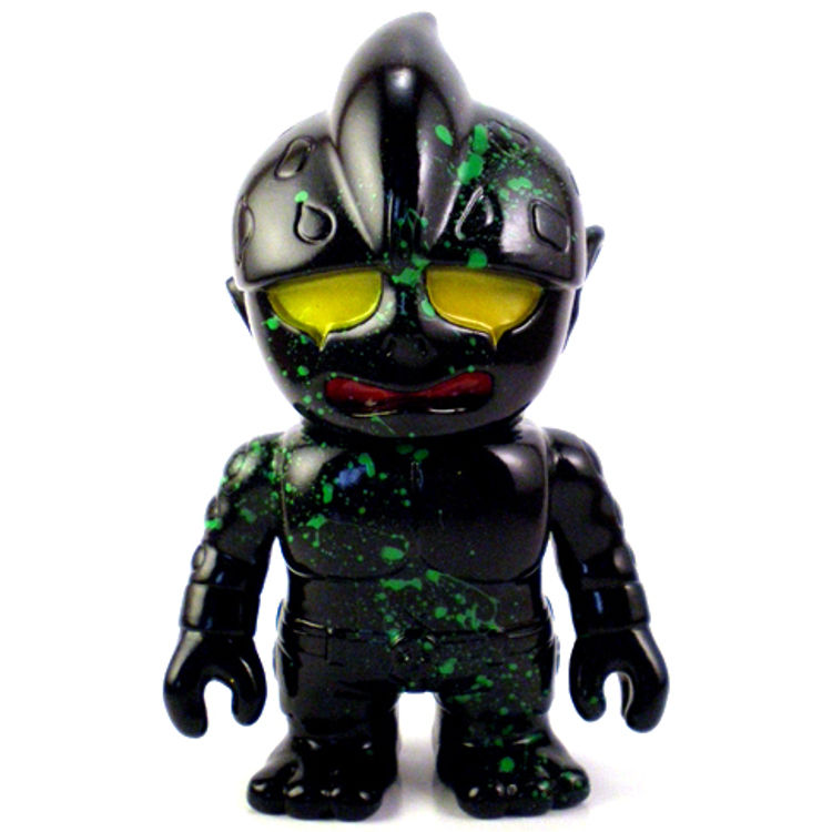 Mini Mutant Head - Green Splatters by Real X Head (Mori Katsura)