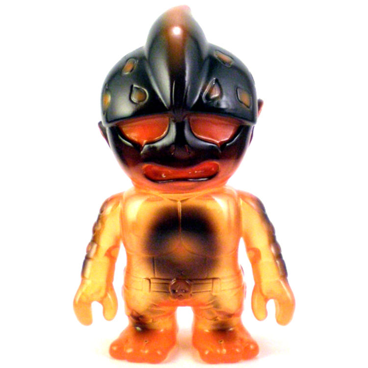 Mini Mutant Head - Clear Orange by Real X Head (Mori Katsura)