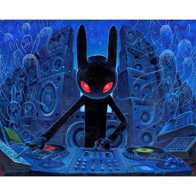 DJ Black Rabbit by Aaron Jasinski