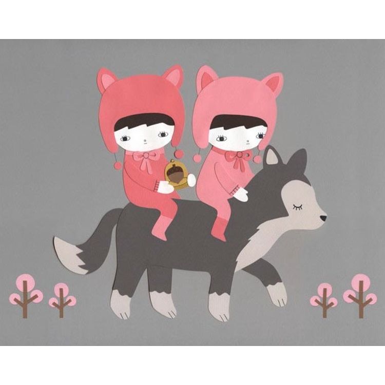 Bucket Town Twins by Andrea Kang