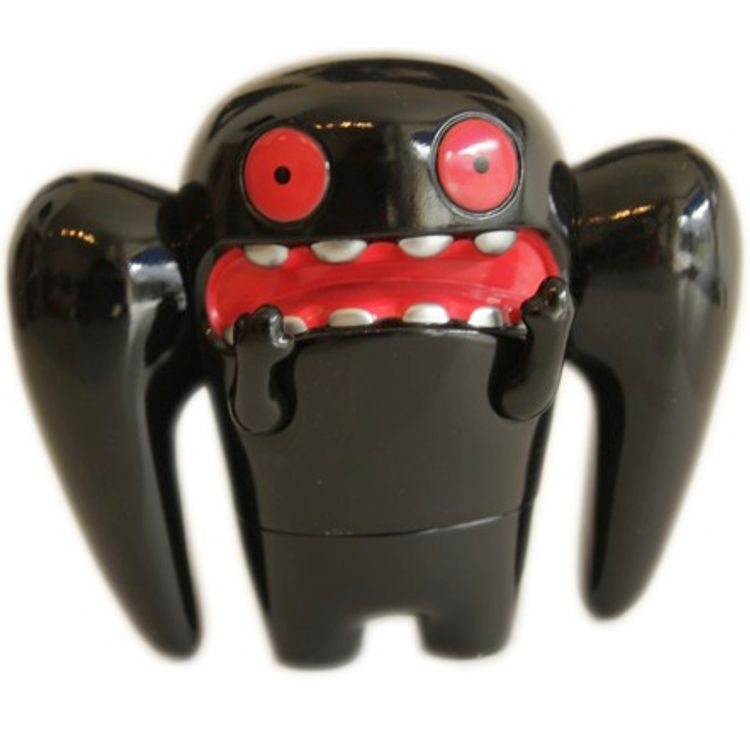 Mothman-Black with Red eyes by David Horvath