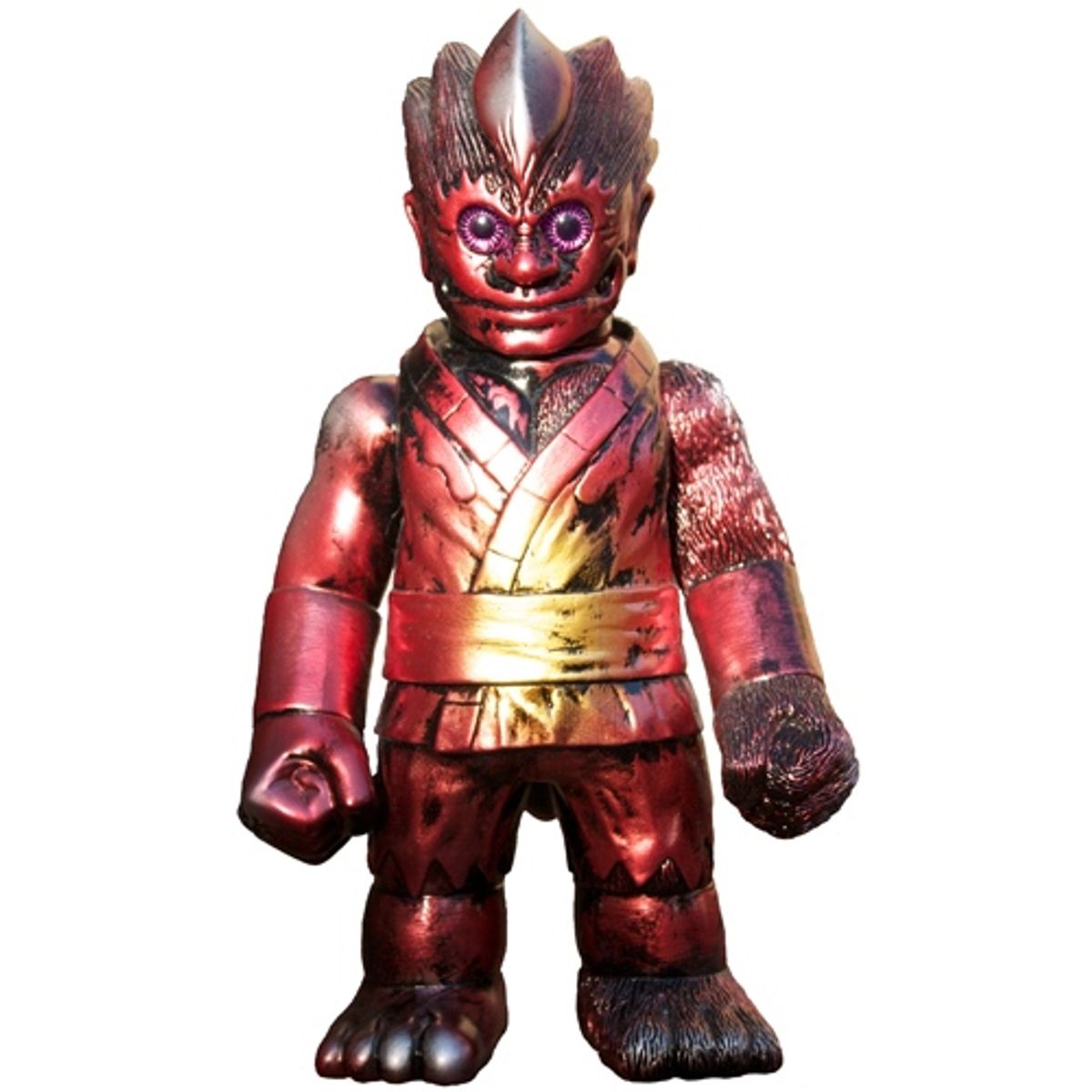Shinto-San - Metallic Red & Gold rub