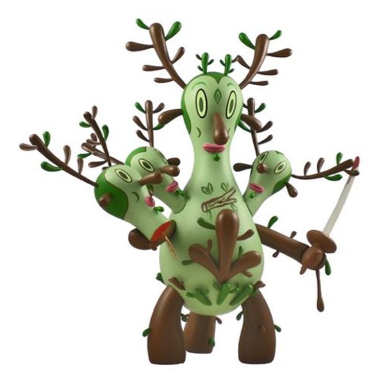 Wolyner Forest Warrior by Gary Baseman