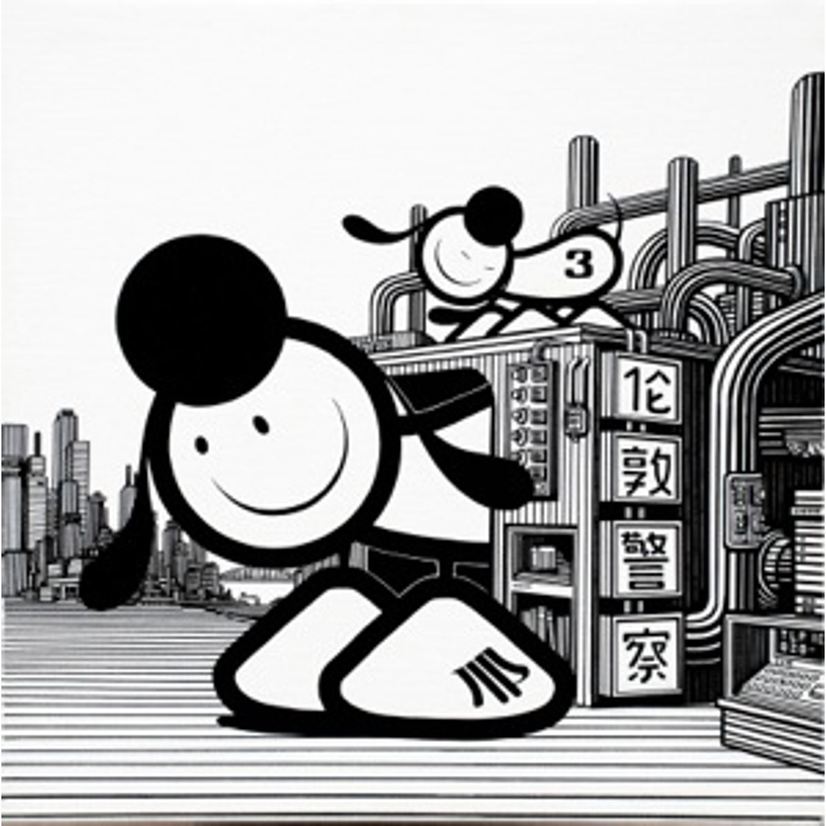 Even the dogs have haircuts in Trendsville, E1