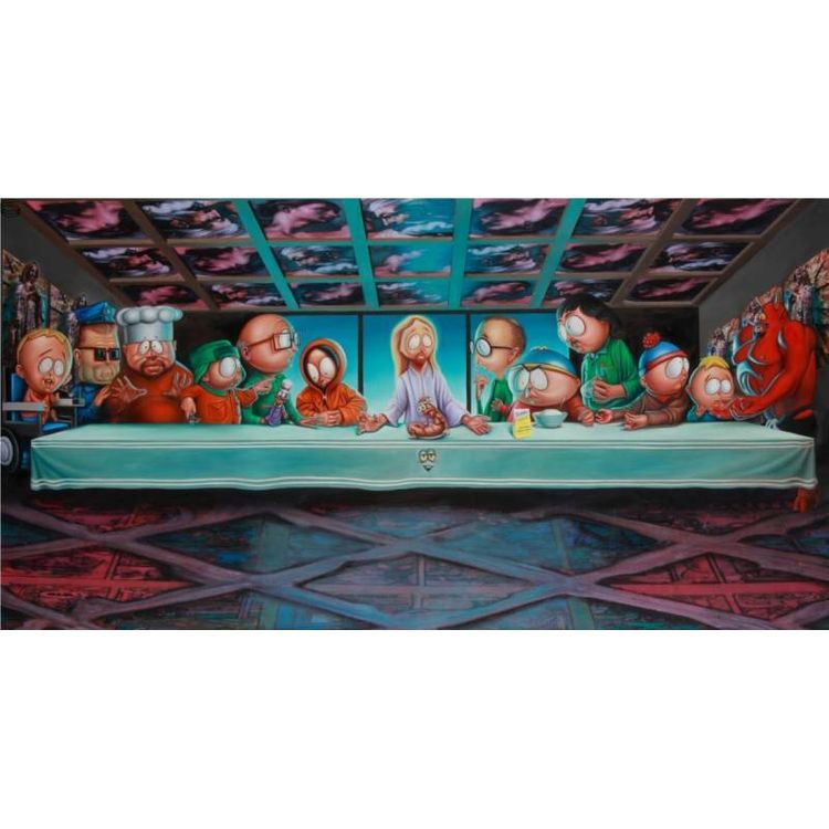 Last Supper in South Park by Ron English