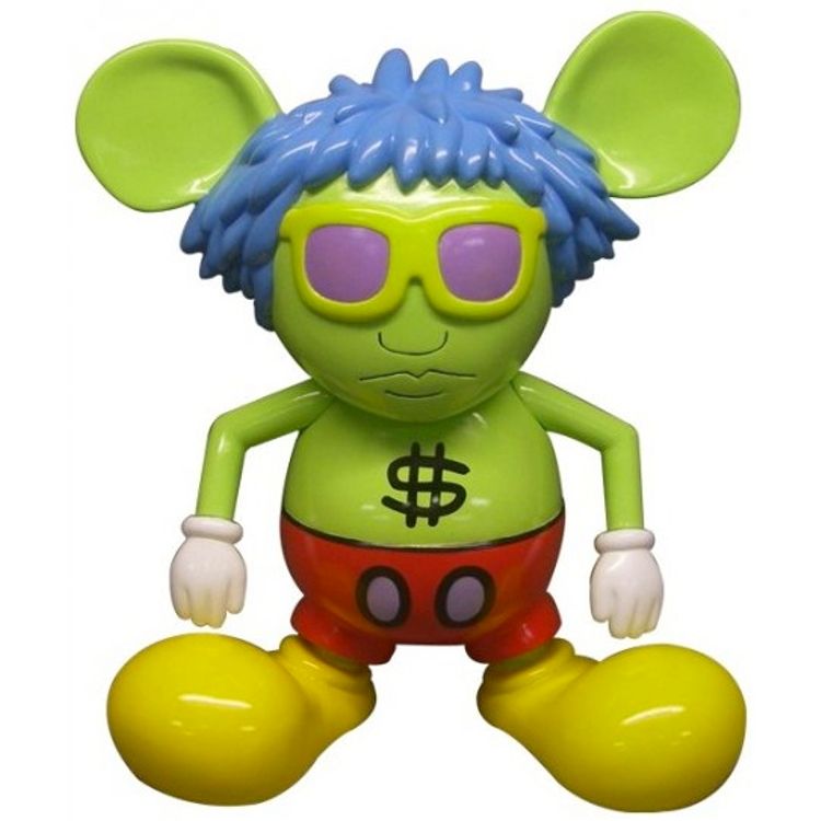 Andy Mouse - Green by Keith Haring