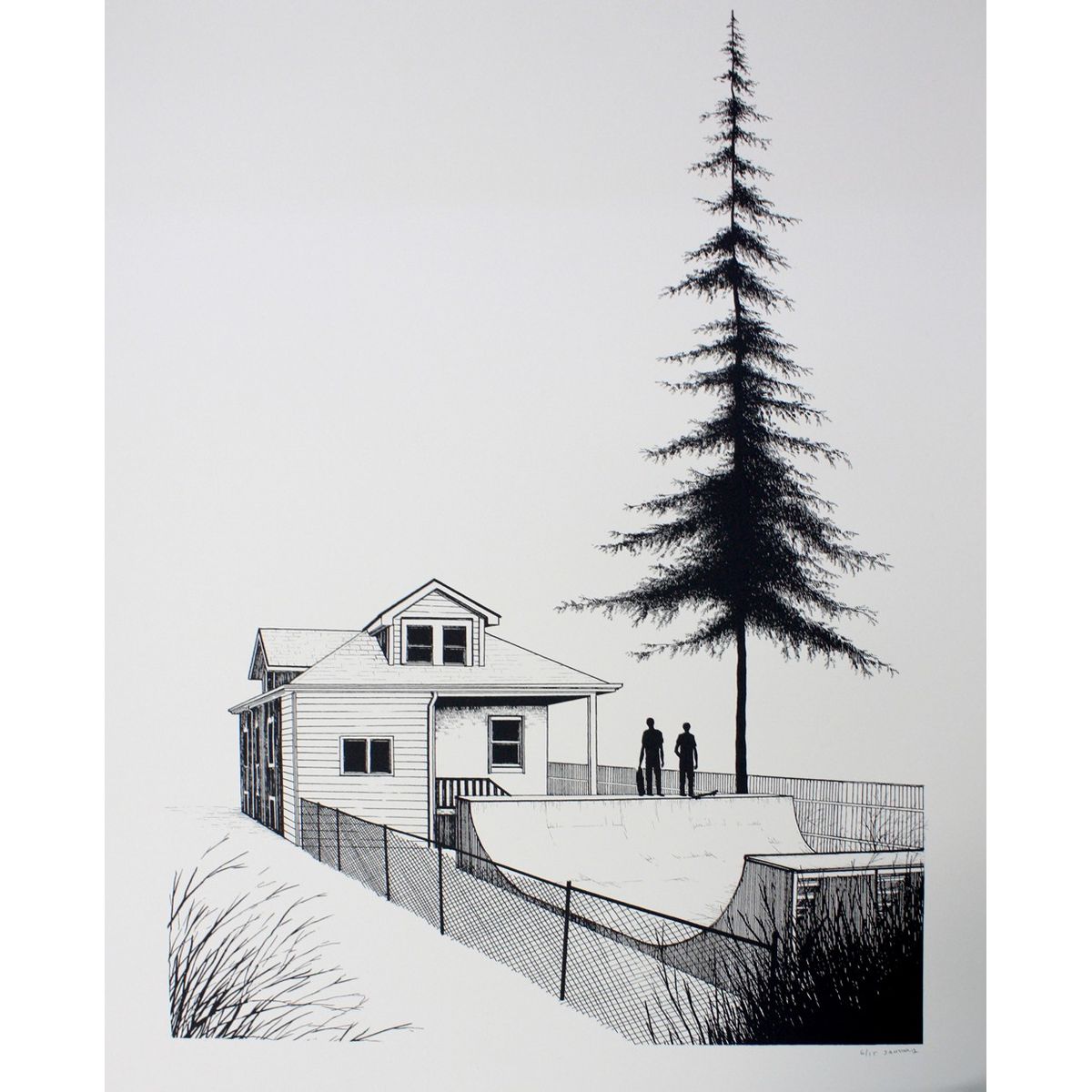 Spring Is Here - Black & White Variant