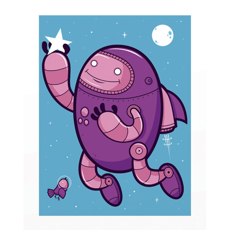 Blast Off - Girl by Rob Warnick