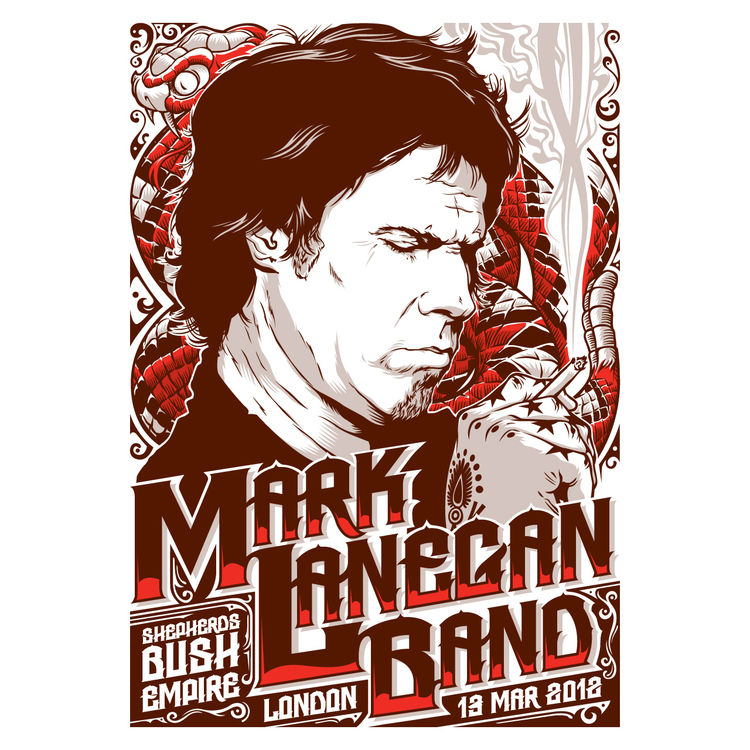 Mark Lanegan -  London, England, 2012 by Joshua Budich