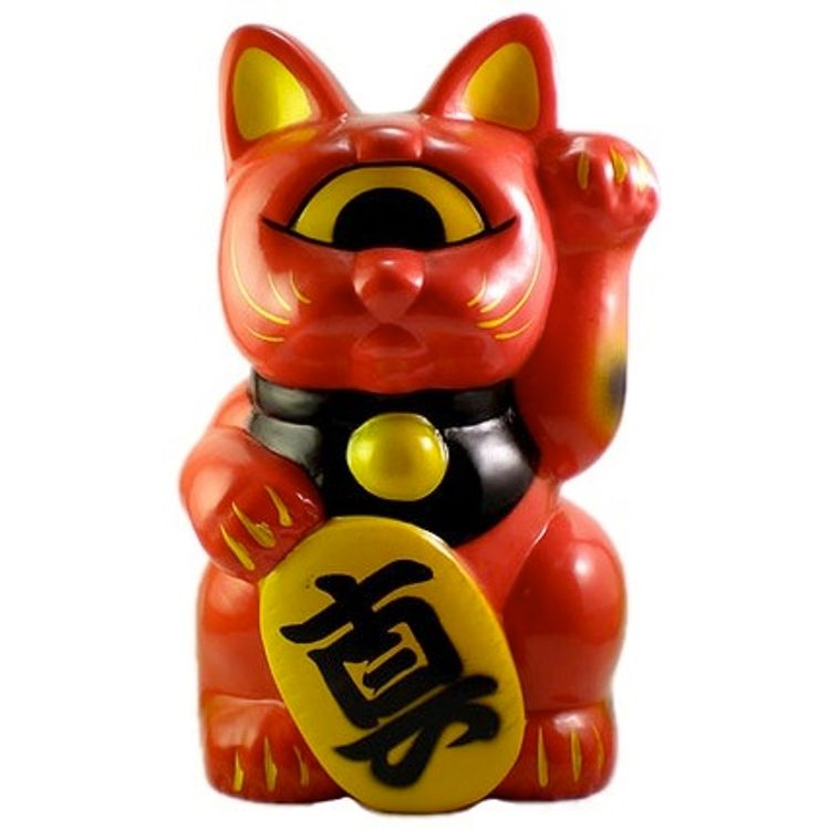 Fortune Cat - Red by Real X Head (Mori Katsura)