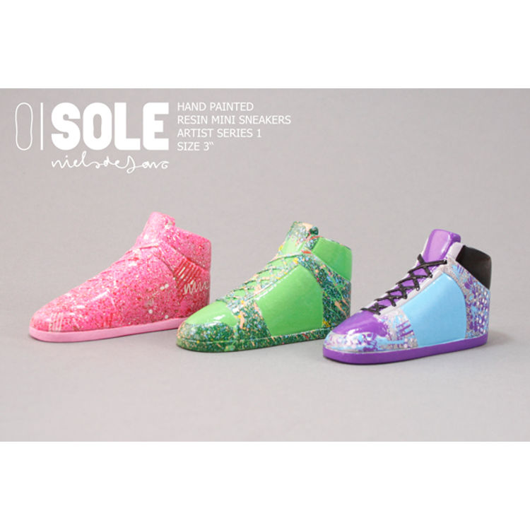 Sole mini sneakers by Niels de Jong