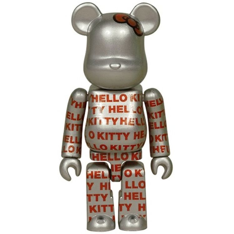 Silver 2015 Valentine's Day Be@rbrick by Sanrio