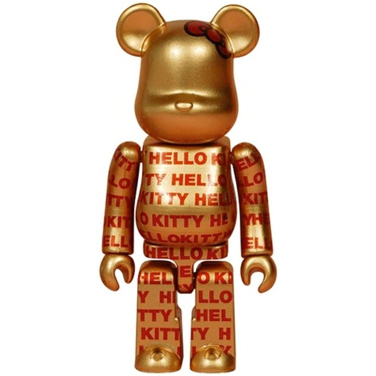 Gold 2005 Valentine's Day Be@rbrick by Sanrio