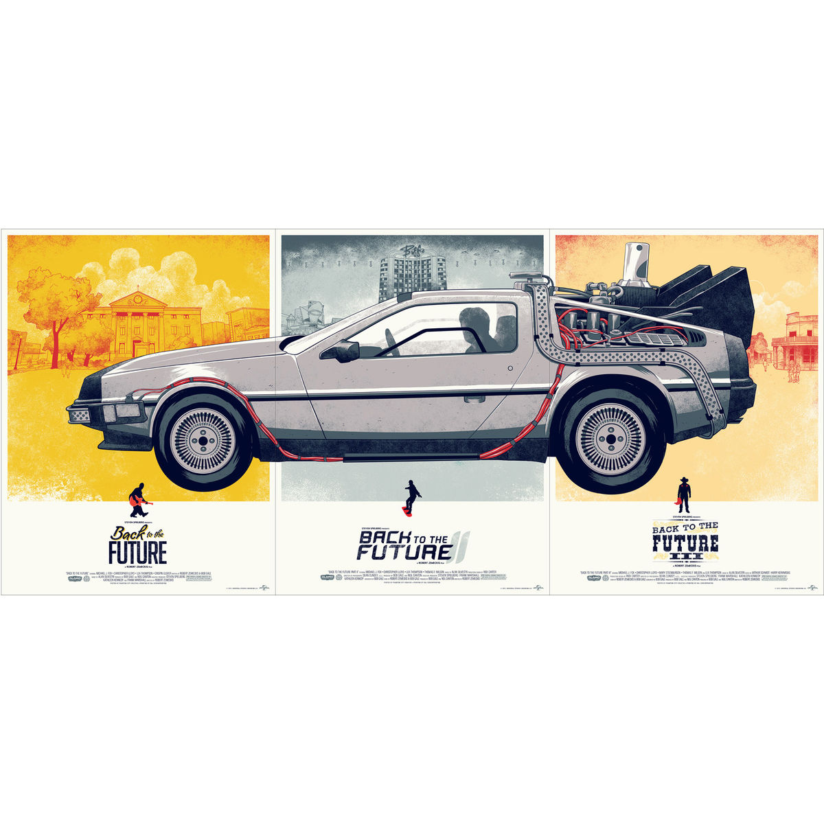 Back To The Future - Triptych