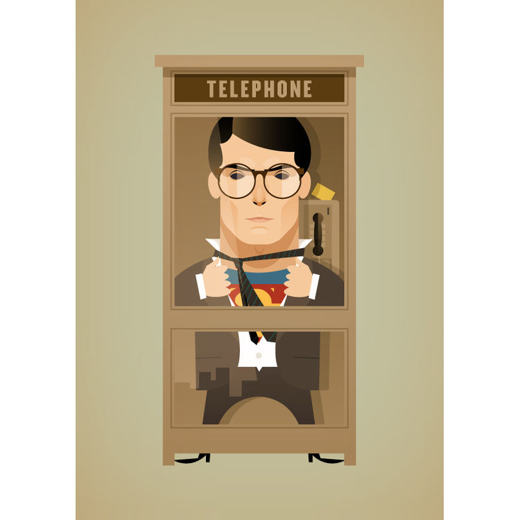 Christopher Reeve is Superman by Stanley Chow