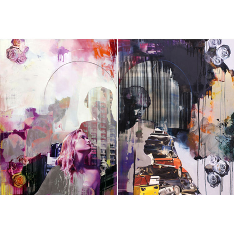 Love & Hate' - Diptych by Chloe Early