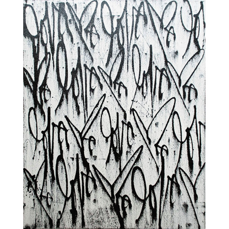 'Love Me' (Black) by Curtis Kulig