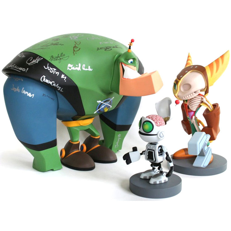 Ratchet & Clank (and Quark) by Jason Freeny