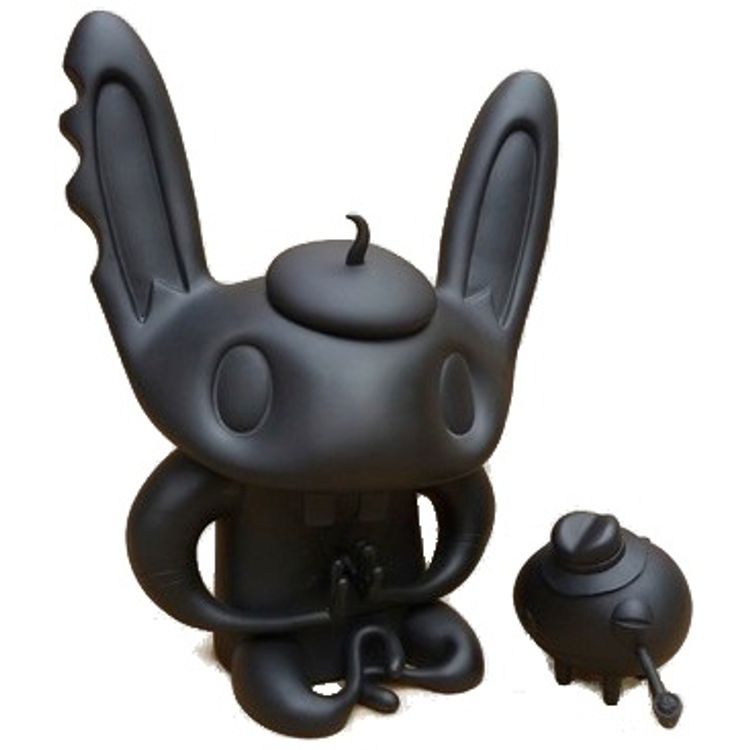 Bunnyguru - Black by Nathan Jurevicius