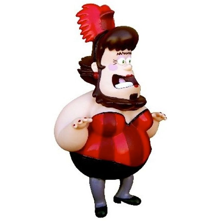 Harriet Carney the Bearded Lady - Red by Jared Deal
