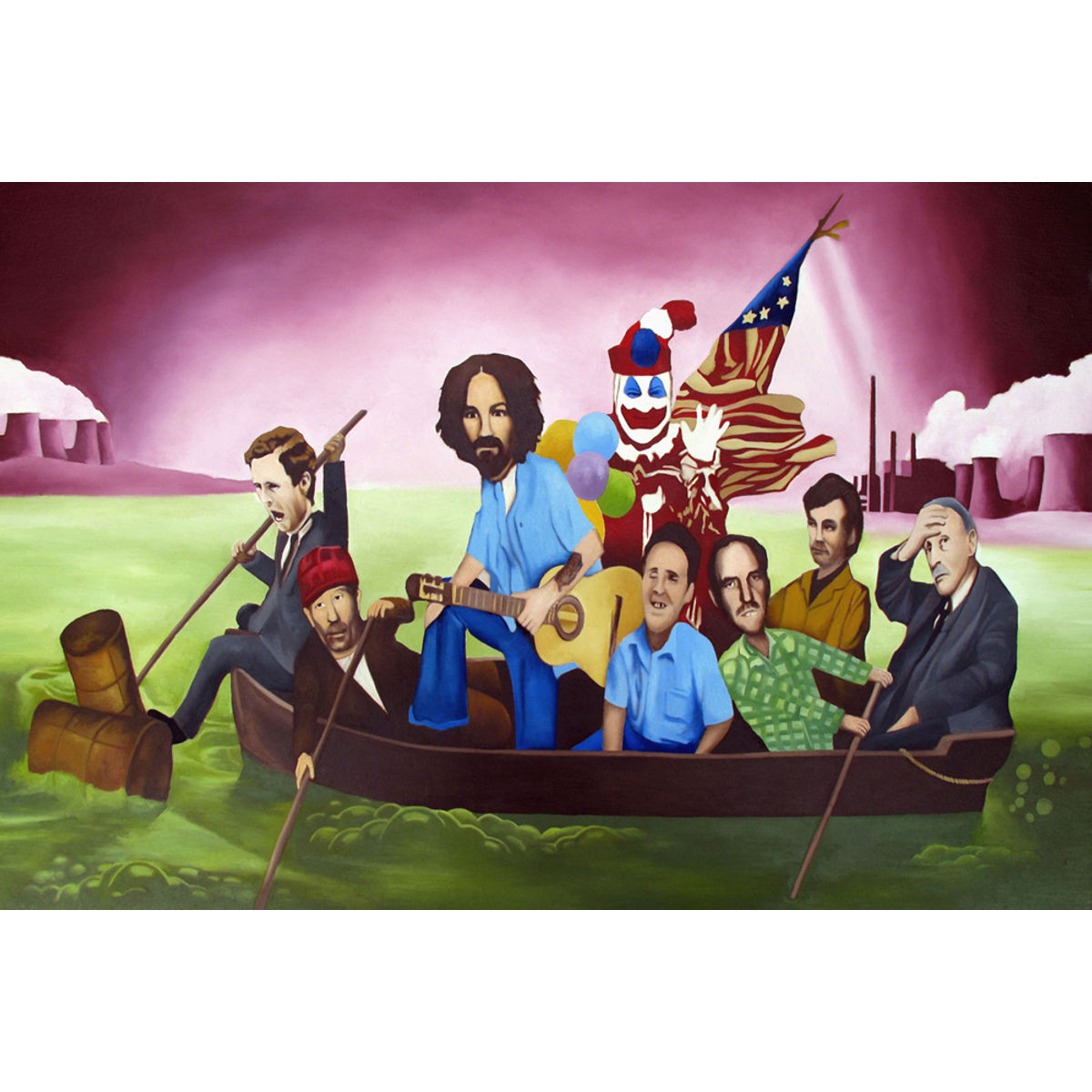 Armageddon Death Squad Manson Crossing the Delaware
