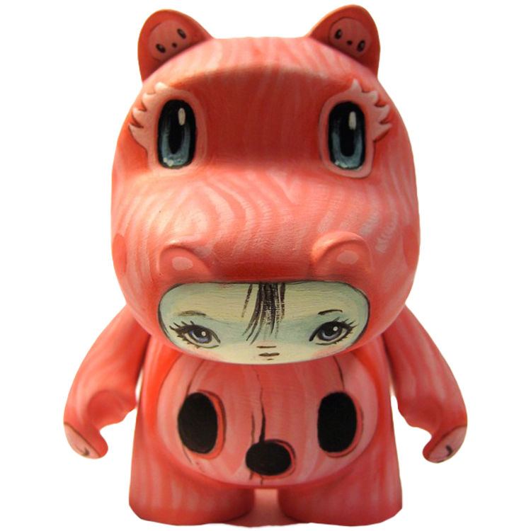 I Am A Pink Wooden Hippo by 64 Colors