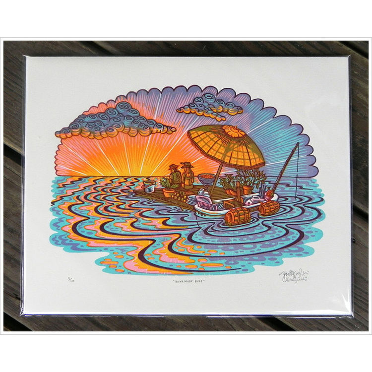 Homemade Boat by Paul Roden